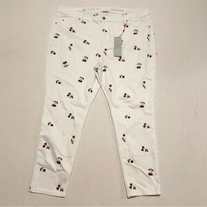 Laurie Felt Silky Ankle Skinny Jeans Womens Size 2X